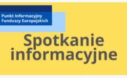 infografika Punkt Informacyjny Funduszy Europejskich - Spotkanie Informacyjne