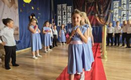 Pożegnanie z Przedszkolem nr 1 im. Jana Brzechwy w Działdowie. Grupa Jeżyków.