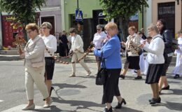 Procesja Bożego Ciała. Parafia pw. Podwyższenia Krzyża Świętego w Działdowie