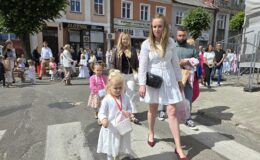 Procesja Bożego Ciała. Parafia pw. Podwyższenia Krzyża Świętego w Działdowie