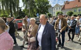 Procesja Bożego Ciała. Parafia pw. Podwyższenia Krzyża Świętego w Działdowie