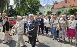 Procesja Bożego Ciała. Parafia pw. Podwyższenia Krzyża Świętego w Działdowie