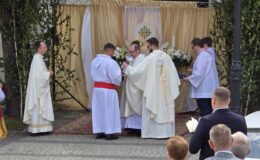 Procesja Bożego Ciała. Parafia pw. Podwyższenia Krzyża Świętego w Działdowie