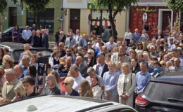 Procesja Bożego Ciała. Parafia pw. Podwyższenia Krzyża Świętego w Działdowie