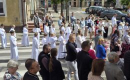 Procesja Bożego Ciała. Parafia pw. Podwyższenia Krzyża Świętego w Działdowie