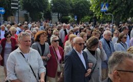 Procesja Bożego Ciała. Parafia pw. Podwyższenia Krzyża Świętego w Działdowie