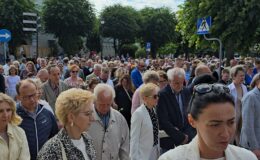 Procesja Bożego Ciała. Parafia pw. Podwyższenia Krzyża Świętego w Działdowie