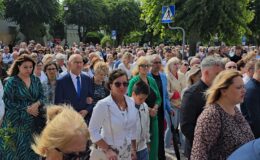 Procesja Bożego Ciała. Parafia pw. Podwyższenia Krzyża Świętego w Działdowie