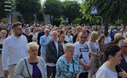 Procesja Bożego Ciała. Parafia pw. Podwyższenia Krzyża Świętego w Działdowie