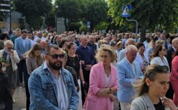 Procesja Bożego Ciała. Parafia pw. Podwyższenia Krzyża Świętego w Działdowie