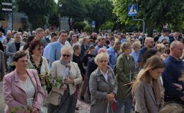 Procesja Bożego Ciała. Parafia pw. Podwyższenia Krzyża Świętego w Działdowie