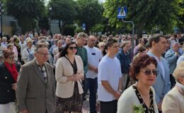Procesja Bożego Ciała. Parafia pw. Podwyższenia Krzyża Świętego w Działdowie