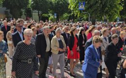 Procesja Bożego Ciała. Parafia pw. Podwyższenia Krzyża Świętego w Działdowie