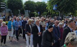 Procesja Bożego Ciała. Parafia pw. Podwyższenia Krzyża Świętego w Działdowie