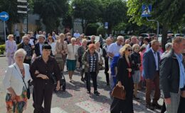 Procesja Bożego Ciała. Parafia pw. Podwyższenia Krzyża Świętego w Działdowie