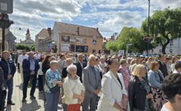 Procesja Bożego Ciała. Parafia pw. Podwyższenia Krzyża Świętego w Działdowie