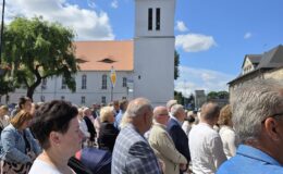 Procesja Bożego Ciała. Parafia pw. Podwyższenia Krzyża Świętego w Działdowie