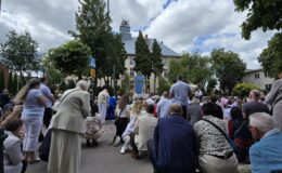Procesja Bożego Ciała. Parafia pw. Podwyższenia Krzyża Świętego w Działdowie