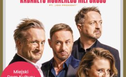 plakat informujący o występie Kabaretu Moralnego Niepokoju w MDK w Działdowie