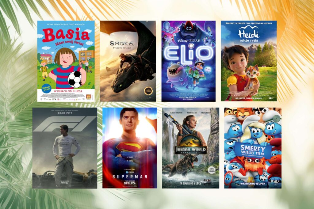 Kino Apollo zaprasza na osiem filmów "Elio", "Jak wytresować smoka", "F1", "Jurassic World: Odrodzenie", "Heidi ratuje rysia", "Basia. Mam swój świat", "Superman", "Smerfy. Wielki film"
