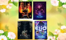 plakaty filmowe takich filmów jak: "Elio", "Karate Kid: Legendy", "Ballerina. Z uniwersum Johna Wicka", "Rytuał"