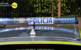 (na zdjęciu sygnalizator świetlny policyjny)