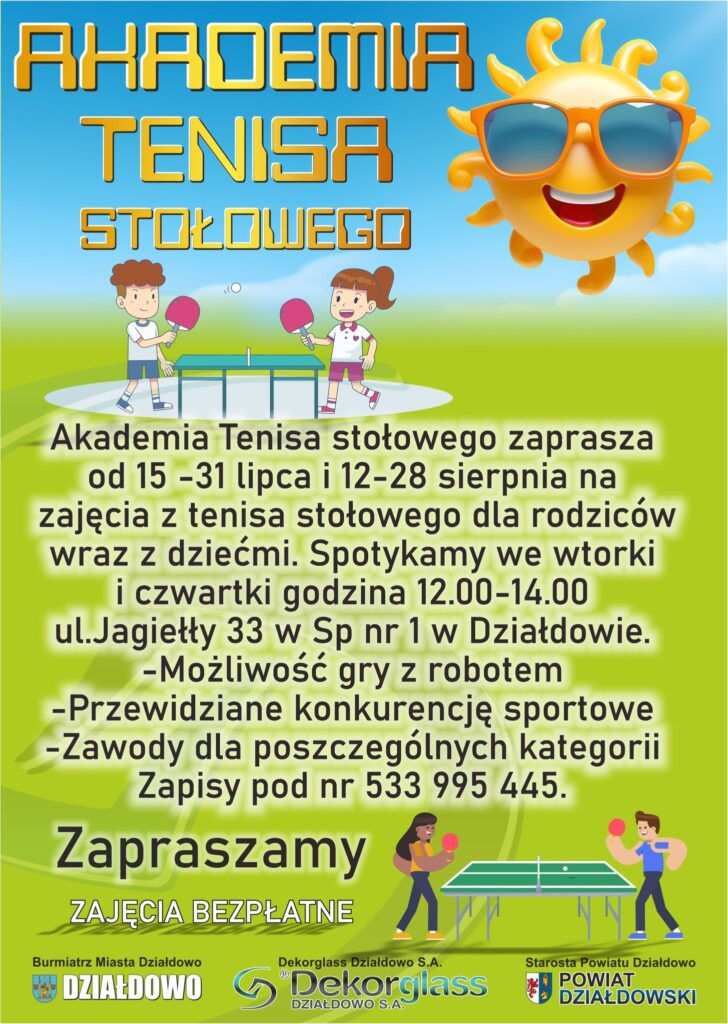 plakat promujący "Wakacje z Rakietką 2025"