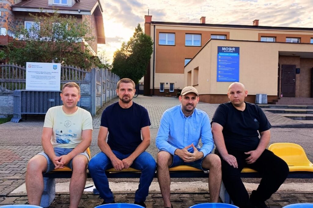 Zmiany w Zarządzie MKS Działdowo Prezydium Zarządu, od lewej: Damian Ostrowski, Jacek Piskorowski, Patryk Piekarski i Grzegorz Margas