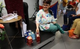 Marii Pakulnis i Renata Buczyńska na zakończenie XIII Powiatowych Wieczorów z Poezją i Prozą 2025