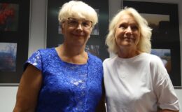 Marii Pakulnis i Renata Buczyńska na zakończenie XIII Powiatowych Wieczorów z Poezją i Prozą 2025