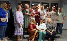 Marii Pakulnis i Renata Buczyńska na zakończenie XIII Powiatowych Wieczorów z Poezją i Prozą 2025