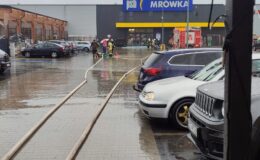 Pracowite dni strażaków z powiatu działdowskiego po przejściu gwałtownych opadów deszczu