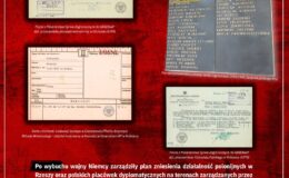 planasza-infografika informująca o polskich dyplomatach w Lager Soldau