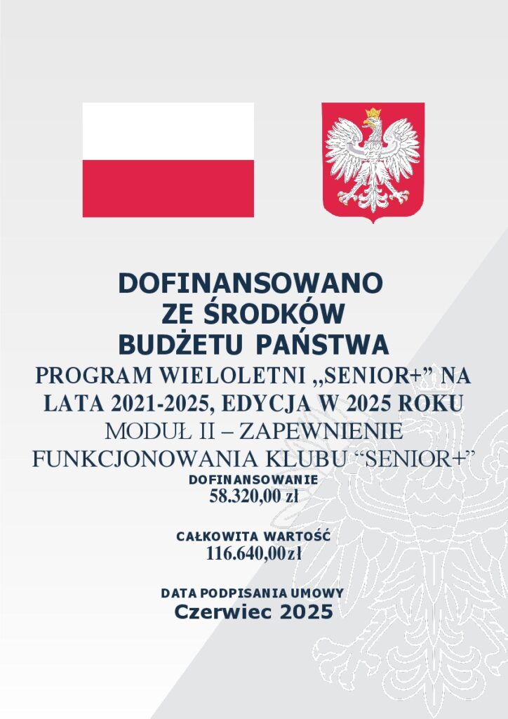 Program Wieloletni "Senior+" na lata 2021-2025