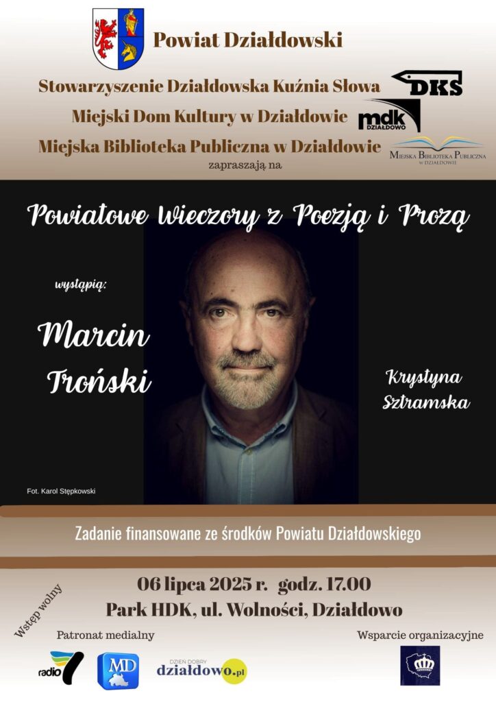 "Powiatowe Wieczory z Poezją i Prozą" - Krystyna Sztramska i Marcin Troński "Powiatowe Wieczory z Poezją i Prozą" - Krystyna Sztramska i Marcin Troński