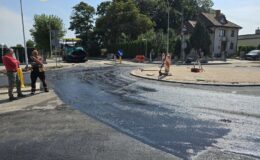 Prace drogowe na ul. Polnej na ukończeniu 