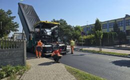 Prace drogowe na ul. Polnej na ukończeniu 