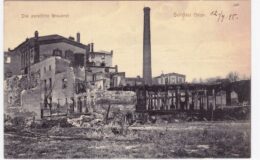 zniszczony browar w Działdowie