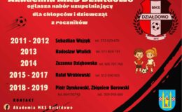 Nabór uzupełniający do drużyn piłkarskich Akademii MKS Działdowo