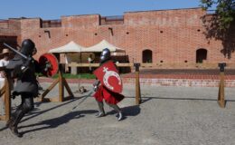 Turniej Rycerski na dziedzińcu zamkowym