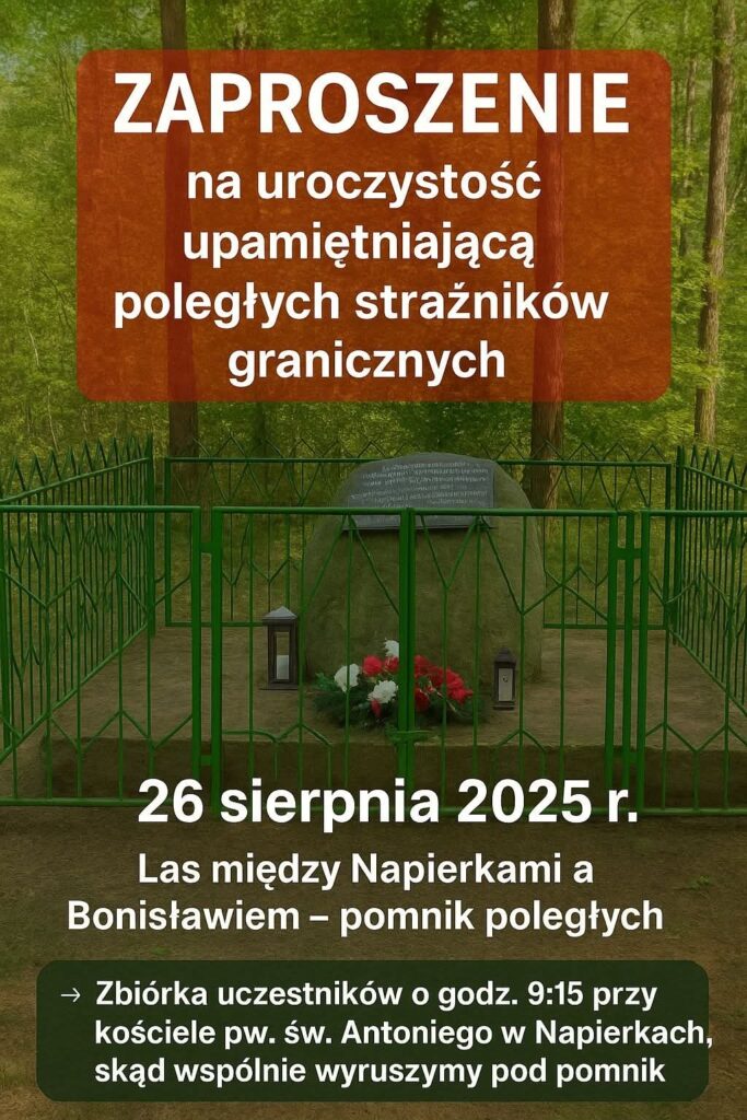 Uroczystość upamiętnienia poległych strażników granicznych