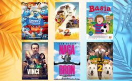 plakaty filmowe takich filmów jak: "Pan Wilk i Spółka 2", "Naga Broń", "Vinci 2", "Basia. Mam swój świat", "Smerfy. Wielki film", "O psie, który jeździł koleją 2"