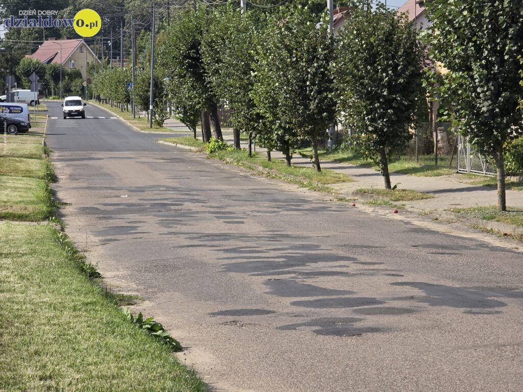 Ostatni odcinek ul. Sportowej zostanie wreszcie wyremontowany ulica Sportowa w Działdowie