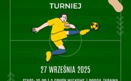 plakat plakat zapraszający do udziału w Turnieju FIFA25 w Miejskiej Bibliotece Publicznej w Działdowie