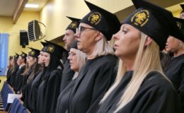 Dyplomatorium i czepkowanie absolwentów Wyższej Szkoły Gospodarki Kolegium Nauk Stosowanych Filii w Działdowie