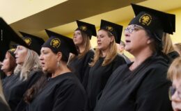 Dyplomatorium i czepkowanie absolwentów Wyższej Szkoły Gospodarki Kolegium Nauk Stosowanych Filii w Działdowie