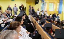 Dyplomatorium i czepkowanie absolwentów Wyższej Szkoły Gospodarki Kolegium Nauk Stosowanych Filii w Działdowie