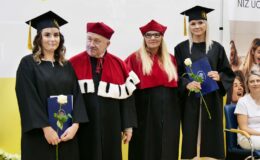 Dyplomatorium i czepkowanie absolwentów Wyższej Szkoły Gospodarki Kolegium Nauk Stosowanych Filii w Działdowie