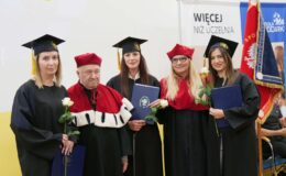 Dyplomatorium i czepkowanie absolwentów Wyższej Szkoły Gospodarki Kolegium Nauk Stosowanych Filii w Działdowie