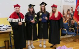 Dyplomatorium i czepkowanie absolwentów Wyższej Szkoły Gospodarki Kolegium Nauk Stosowanych Filii w Działdowie